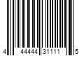 Barcode Image for UPC code 444444311115