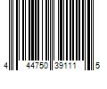 Barcode Image for UPC code 444750391115