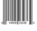 Barcode Image for UPC code 444905030364