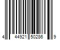 Barcode Image for UPC code 444921502869