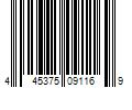 Barcode Image for UPC code 445375091169