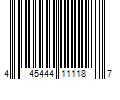 Barcode Image for UPC code 445444111187