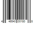 Barcode Image for UPC code 446540001808