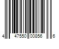 Barcode Image for UPC code 447550008566