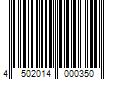 Barcode Image for UPC code 4502014000350