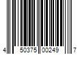 Barcode Image for UPC code 450375002497