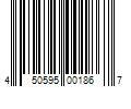 Barcode Image for UPC code 450595001867