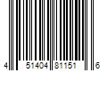 Barcode Image for UPC code 451404811516