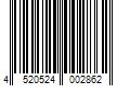 Barcode Image for UPC code 4520524002862