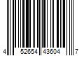 Barcode Image for UPC code 452654436047