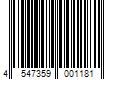 Barcode Image for UPC code 4547359001181