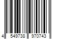 Barcode Image for UPC code 4549738970743