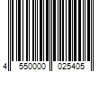 Barcode Image for UPC code 4550000025405