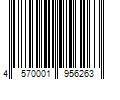 Barcode Image for UPC code 4570001956263