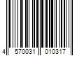 Barcode Image for UPC code 4570031010317