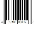 Barcode Image for UPC code 457100000957