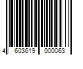 Barcode Image for UPC code 4603619000063