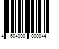 Barcode Image for UPC code 4604000000044