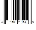 Barcode Image for UPC code 461100231143