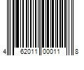 Barcode Image for UPC code 462011000118