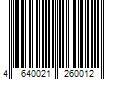 Barcode Image for UPC code 4640021260012