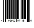 Barcode Image for UPC code 466600071190