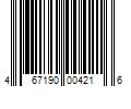 Barcode Image for UPC code 467190004216