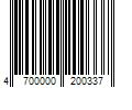 Barcode Image for UPC code 4700000200337