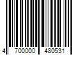 Barcode Image for UPC code 4700000480531