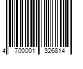 Barcode Image for UPC code 4700001326814