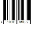 Barcode Image for UPC code 4700003010872