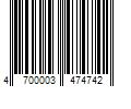 Barcode Image for UPC code 4700003474742