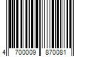 Barcode Image for UPC code 4700009870081