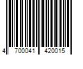 Barcode Image for UPC code 4700041420015