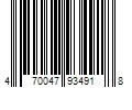 Barcode Image for UPC code 470047934918