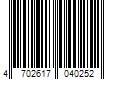 Barcode Image for UPC code 4702617040252