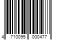 Barcode Image for UPC code 4710095000477