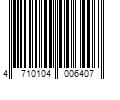 Barcode Image for UPC code 4710104006407