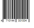 Barcode Image for UPC code 4710144001004