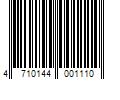 Barcode Image for UPC code 4710144001110