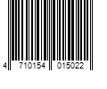 Barcode Image for UPC code 4710154015022