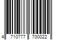 Barcode Image for UPC code 4710777700022