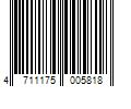 Barcode Image for UPC code 4711175005818