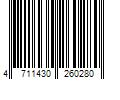 Barcode Image for UPC code 4711430260280