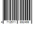 Barcode Image for UPC code 4712511892499