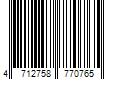 Barcode Image for UPC code 4712758770765