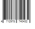 Barcode Image for UPC code 4712978740432