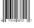 Barcode Image for UPC code 471310637017