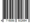 Barcode Image for UPC code 4715898502654