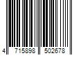 Barcode Image for UPC code 4715898502678